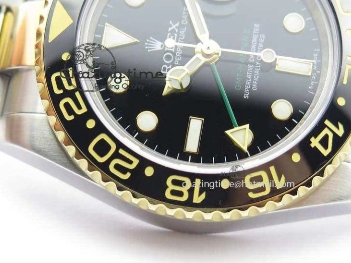 MiroTime 0217 GMT-Master II 116713LN SS YG Bp-Maker Black Dial Ceramic Bezel On SS YG Bracelet A Refined 3772